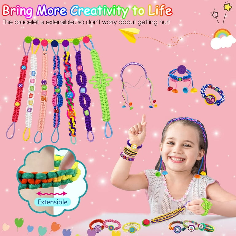 YIXINJIAJU Bracelet Making Kit for Girls,Bracelet Kit, Beads for Bracelets  Making，Friendship Bracelets Kit,Bead Kits for Bracelet Making