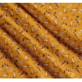 thumbnail image 3 of Soimoi Orange Cotton Cambric Fabric Insect & Cat Animal Printed Fabric 1 Yard 56 Inch Wide, 3 of 7