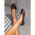 thumbnail image 5 of New Arrival Women’s Vintage Retro Flat Shoes, Square Toe Low Heel Ballet Flats, Classic Slip-On Dress Flats for Work Office Daily Casual Walking Comfort Wear, 5 of 12