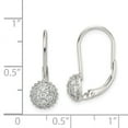 thumbnail image 2 of FB Jewels Sterling Silver CZ Leverback Earrings, 2 of 2