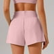 thumbnail image 5 of Pantalones cortos deportivos de cintura alta para mujer con bolsillo, pantalones cortos para correr y hacer gimnasia, 5 of 5