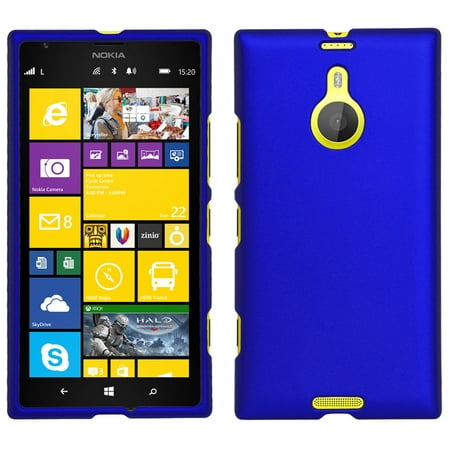 BLUE RUBBERIZED PROTEX HARD CASE PROTECTOR COVER FOR AT&T NOKIA LUMIA (Best Lumia 1520 Case)