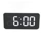 thumbnail image 5 of Reloj despertador digital LED con espejo y carga USB, 4 teclas de función y 2 opciones de modo de tiempo., 5 of 14