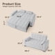 thumbnail image 3 of Sofá Cama Plegable 3 En 1 Lino Salas Sillón 176*74*94cm, 3 of 9