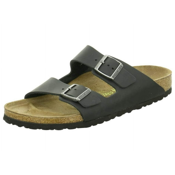 Birkenstock Women's Arizona Birko-Flo Black Sandals - 5-5.5 2A(N) US Women