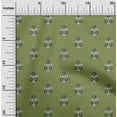 thumbnail image 1 of oneOone Polyester Lycra Fabric Leaves & Floral Block Print Fabric BTY 56 Inch Wide, 1 of 5