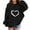 Black, variant on Hoodies for Girls 10-12 Baggy Preppy Girl's Boy's Hoodie Long Sleeve Soft Sweatshirt Graphic Hoody Kids Cute Pullovers Top Clothes For Girls Black Size 9-10 Years