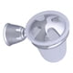 thumbnail image 1 of Portacepillos Moen Metal Plata 11 Cm, 1 of 3