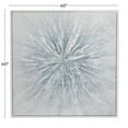 thumbnail image 3 of 39" x 39" Radial Starburst Framed Wall Art with Silver Frame, by CosmoLiving by Cosmopolitan, 3 of 8