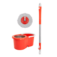thumbnail image 1 of Trapeador Giratorio Con Cubeta Spin Mágico Microfibra Mop Naranja, 1 of 5
