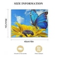 thumbnail image 2 of Nawypu Sunflower Canvas Wall Art Butterfly Pictures for Living Room Decor Large Size Sunflower Scenery Giclee Prints Painting Bathroom Kitchen Nature Floral Posters Modern Artwork Bedroom Home, 2 of 5