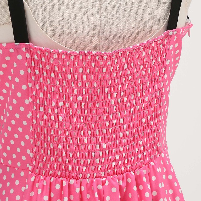 Vestito Retrò Anni '50 Stile Rockabilly - Abito Swing Con Maniche Corte, Per Feste E Occasioni Speciali