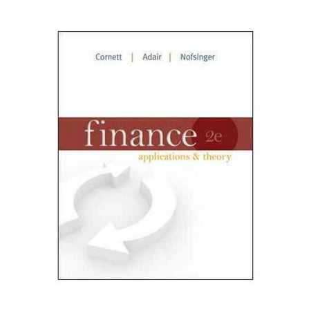 Finance Applications and Theory by Marcia Cornett