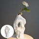 thumbnail image 5 of Florero secas Irregular de oficina dormitorio blanco Gloria jarrón pequeño, 5 of 8