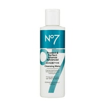 No7 Protect and Perfect Intense Advanced Facial Cleanser Water with AHAs, All Skin Types, 6.7 oz