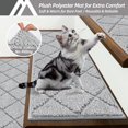 thumbnail image 3 of Alfombra antideslizante para escalones COSY HOMEER 71 x 23 cm, gris, 15 piezas, 3 of 9