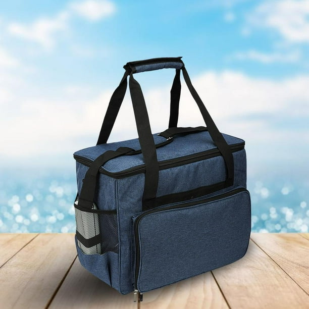 Sewing Machine Carrying Case Waterproof Tote Bag With Storage Pockets