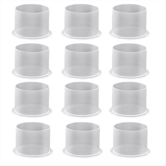 Rollbacks & More Tattoo Ink Caps,1000Pcs Medium Caps Disposable Cups with Base Clear Plastic Pigment 11mm