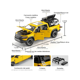 thumbnail image 4 of Hennessey Mammoth 1000 Trx Dodge Ram 1500 Trx Model 1:32 Malubero Blanco, 4 of 5