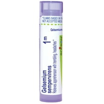Boiron Gelsemium Sempervirens 1M, Homeopathic Medicine for Apprehension With Trembling, Headaches, 80 Pellets