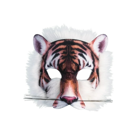Tiger 3D Print Costume Half Mask