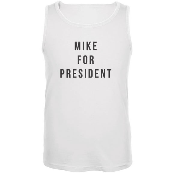 Election 2016 Mike For President White Adult Tank Top - Medium