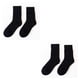 thumbnail image 1 of Calcetines de Cachemira Cálido Bewildely Terry Engrosado Contra el Frío Negro 2piezas, 1 of 6