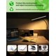 thumbnail image 5 of Lámpara de escritorio para oficina en casa – Lámpara de trabajo para arquitecto que cuida los ojos, 25 modos de iluminación, lámpara de escritorio LED ajustable, luz flexible con abrazadera, 5 of 5