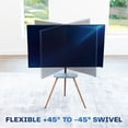 thumbnail image 4 of VIVO Artistic Easel 43" to 65" Screen Studio TV Tripod Floor Stand with Shelf, 4 of 8