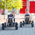 thumbnail image 2 of Go Kart de Pedales Costway para Niños Negro con Asiento Regulable Embrague Freno de Mano, 2 of 8