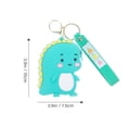thumbnail image 2 of FESTFENDS Dinosaur Keychain Cartoon Animal Key Chain Dinosaur Design for Teenagers Holding Small Items 1Set, 2 of 8