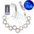 thumbnail image 2 of CNKOO 300LED 3x3Meter Curtain Strings Light USB 8-Mode Fairy Lamp with Remote Control, 2 of 8