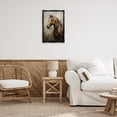 thumbnail image 3 of Stupell Industries Brown Horse Portrait Animals & Insects Painting Black Floater Framed Canvas Art Print Wall Art, 17 x 25, 3 of 10