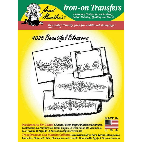 Aunt Martha's #4025 Beautiful Blossoms