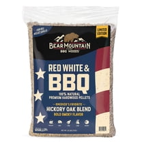 Bear Mountain BBQ Limited Edition Red White & BBQ Wood Pellets, 20 Pounds
