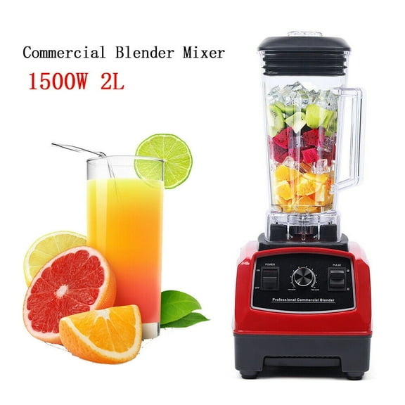 2HP 2L Professional Power Blender Heavy Duty Commercial Blender Mixer Juicer, YL-010 Red