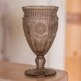 thumbnail image 1 of Weddingstar Grey Vintage Inspired Pressed Glass Wedding Goblet, 1 of 3