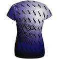 thumbnail image 2 of Halloween Bats in the Full Moon Light All Over Womens T Shirt, 2 of 2