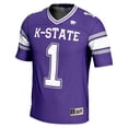 thumbnail image 2 of Youth GameDay Greats #1 Purple Kansas State Wildcats Endzone Football Jersey, 2 of 4