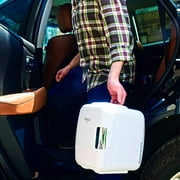 Cooluli Electric 4-Liter Portable Cooler/Warmer Mini Fridge, Pink