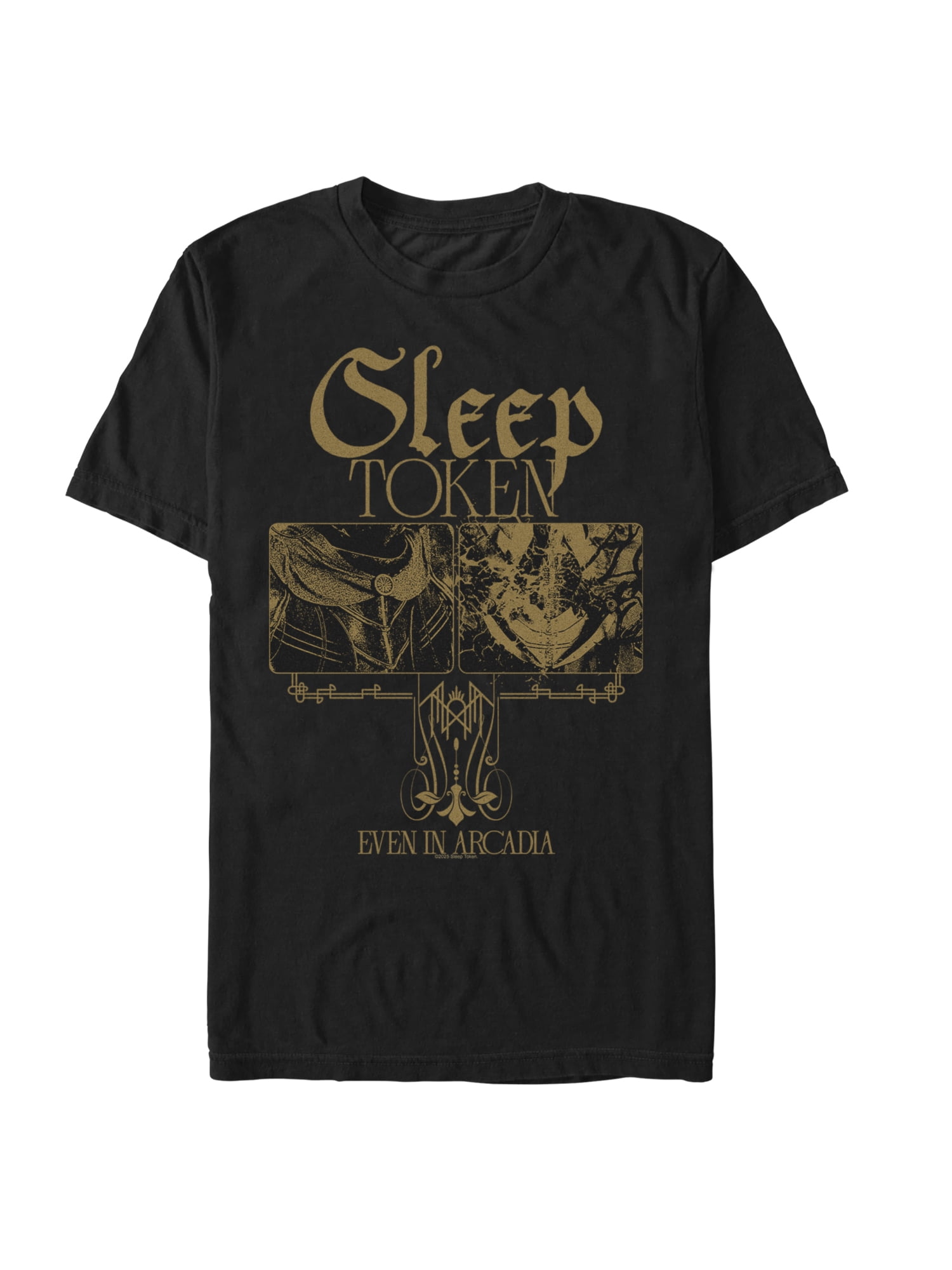 Sleep Token Men’s Graphic Short Sleeve Tee, Even in Arcadia Tour Graphic, Sizes S–3XL