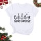 thumbnail image 1 of Puntoco Camiseta de manga corta con cuello redondo y estampado navideño para mujer Camiseta de manga corta con cuello redondo, 1 of 4