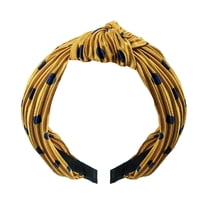 BKQCNKM Headbands for Women Headband for Washing Face Fashion Velvet Bow Knot Hairband Women Hair Head Hoop Sweet Girls Hair Headband Headbands, Yellow One Size