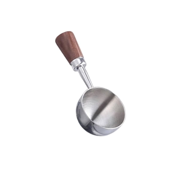 lanema Accurate Coffee Scoops Stainless Steel Walnuts Handle for Kitchen Application