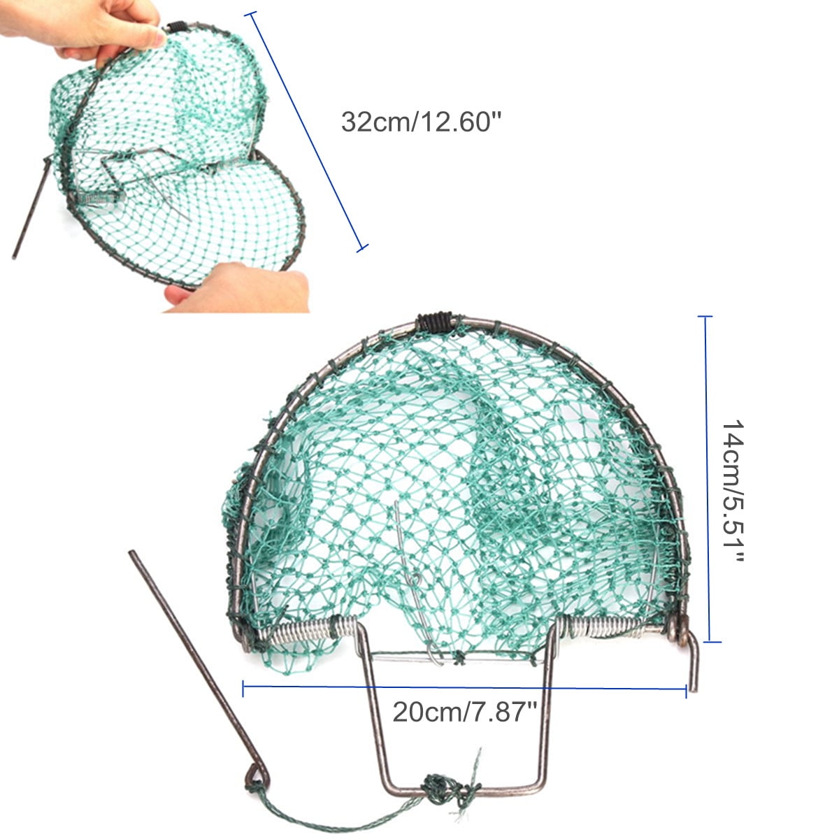 Heavy Duty 300mm 11.8/'/' Sparrow Pigeon Bird Net Mesh Humane Live Trap