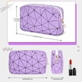 thumbnail image 2 of Bolso de época Likesing para tampones, de piel, color morado, para mujer, 2 of 8