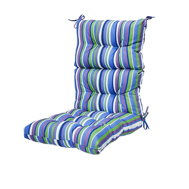 Waterproof High Back One piece Chair Cushions Soft High Rebound Solid 