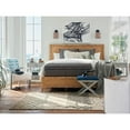 thumbnail image 2 of Maklaine Coastal Wicker / Rattan Panel Bed King in Mahogany Finish, 2 of 3