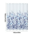 thumbnail image 2 of Shower Curtain Waterproof And Mildew Proof Bathroom Shower Curtain Punch-free Bathroom Partition Curtain, 2 of 5