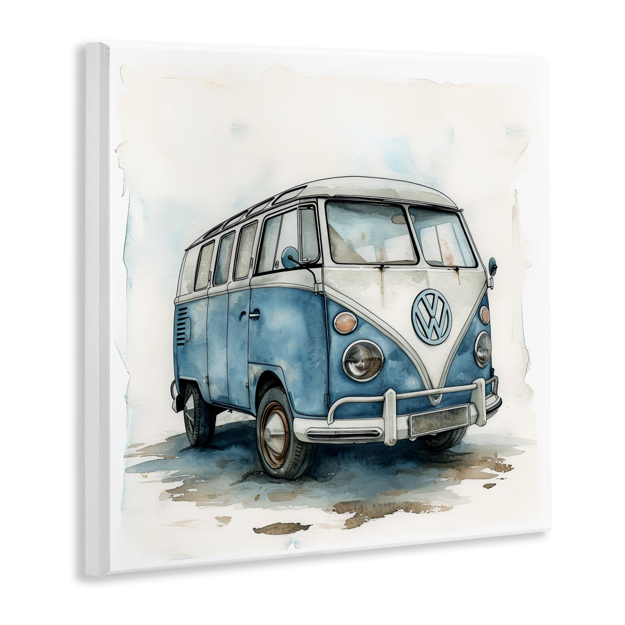 Stupell Industries Sky Blue Surf Van Wall Plaque Art, design by Ray Powers